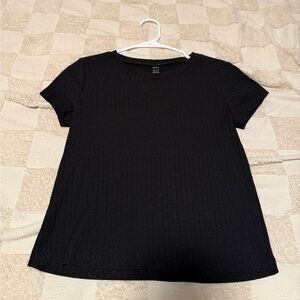 SHEIN Black Short Sleeve Tee